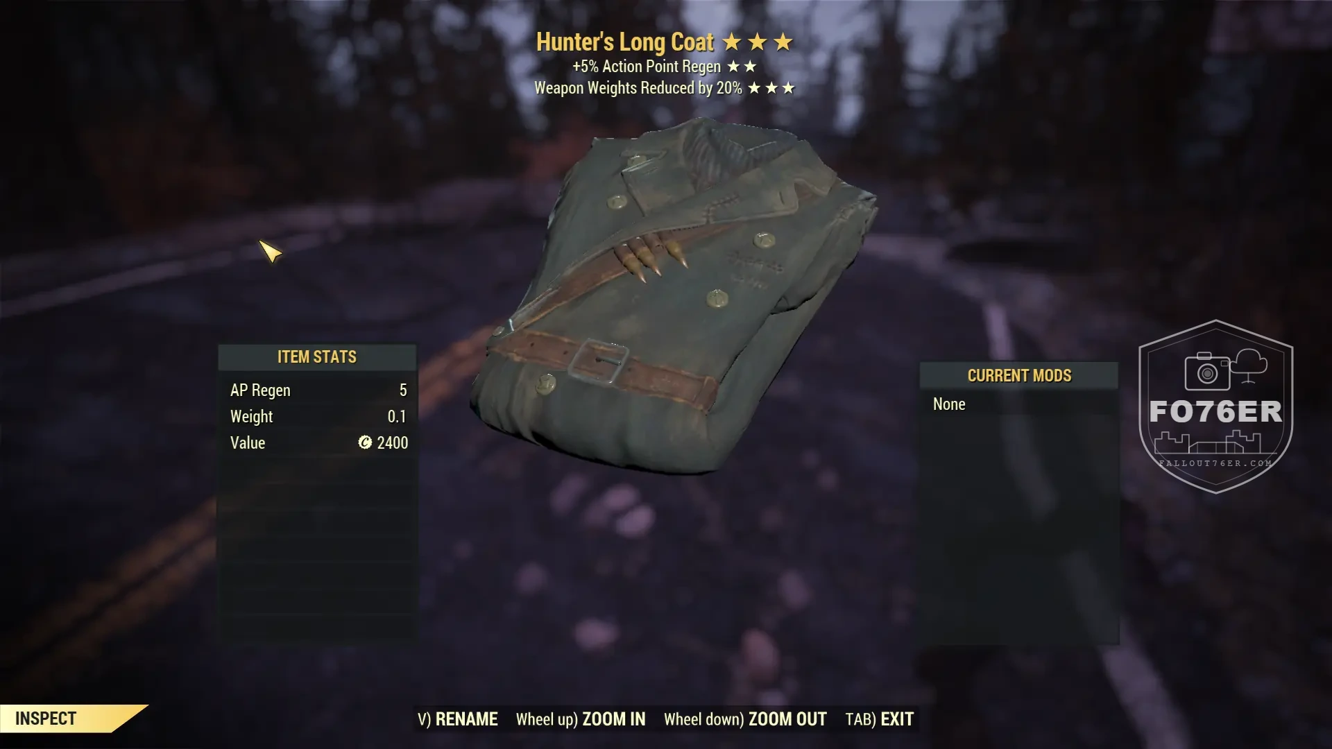 Hunter's Long Coat outfit