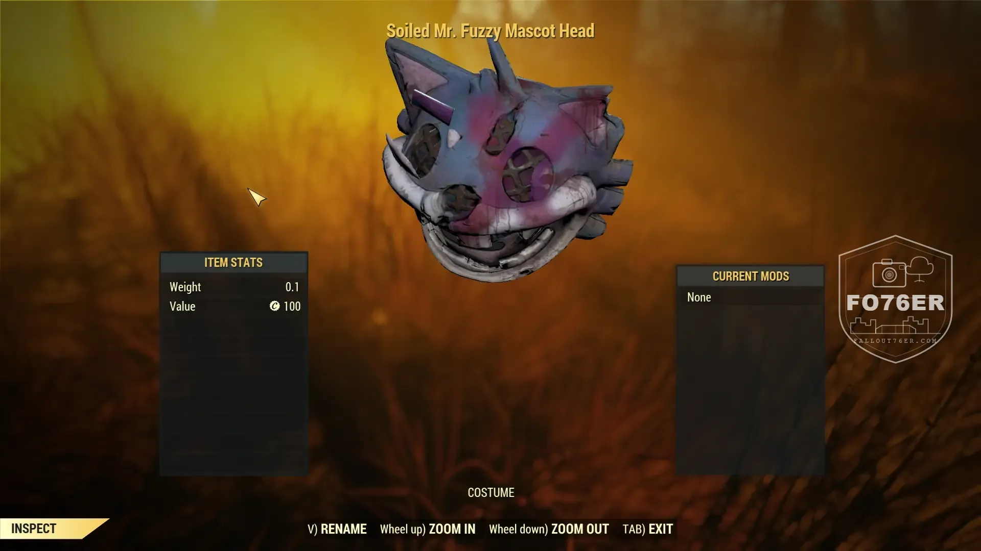 Mr. Fuzzy helmet