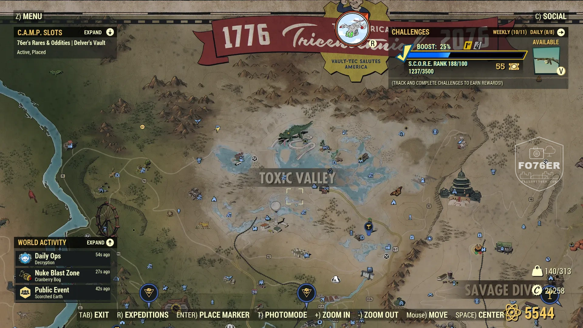 Toxic Valley Map 01 — The Becker Farm Hoard and Loot — Toxic Valley map